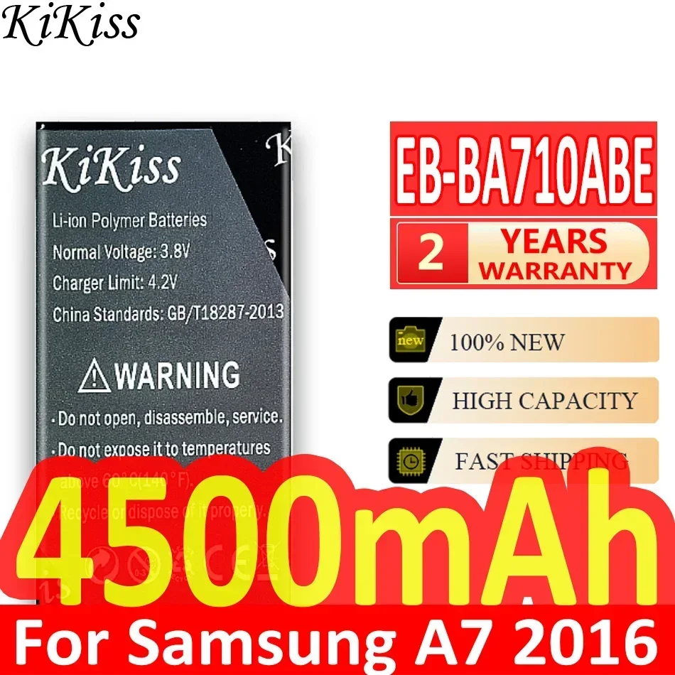 Аккумулятор KiKiss для Samsung GALAXY A7 A6 J7 (Plus Pro 2015 2017 2018) J6 A6+ A6Plus J7Pro SM-A720 A720F SM-J730F A710 A700 A605G