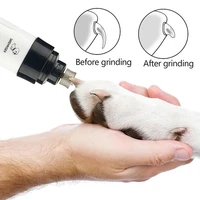 painless usb charging dog nail grinders rechargeable pet nail clippers quiet electric dog cat paws nail grooming trimmer tools