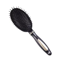 anti static detangling brush for wet or dry hair flexible with nylon bristles comb with hanging hole