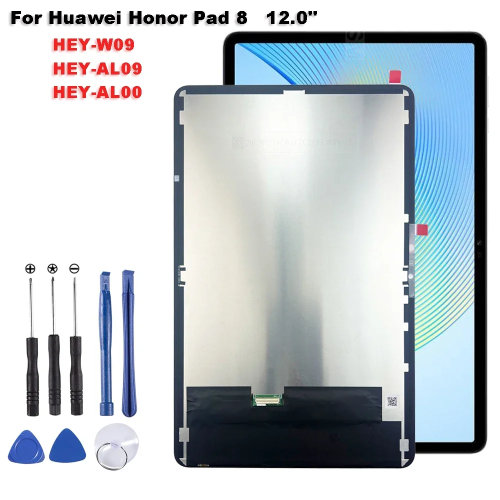 ЖК-экран AAA + для HUAWEI Honor Pad 8 HEY-W09 HEY-AL09 HEY-AL00 W09 AL09 с дигитайзером полный сборный