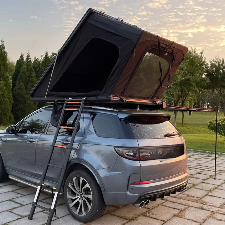 Фото Палатка на крышу автомобиля Neri Aluminium для кемпинга, жесткий корпус, для активного отдыха, производство Китай №2