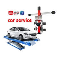 Ce Vehicle Equipment Car Repair Shop 3D Wheel Alignment Machine Price With 4 Post Alignment Lift Wheel Aligner