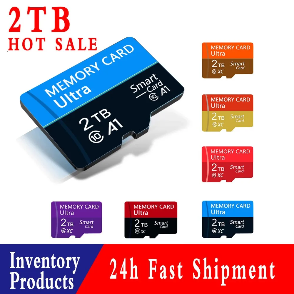 

100% Original Micro SD Card 2TB High Speed Micro SD 1TB TF SD Memory Card Flash Card Gift For Phone/Computer/Camera Free Shiping