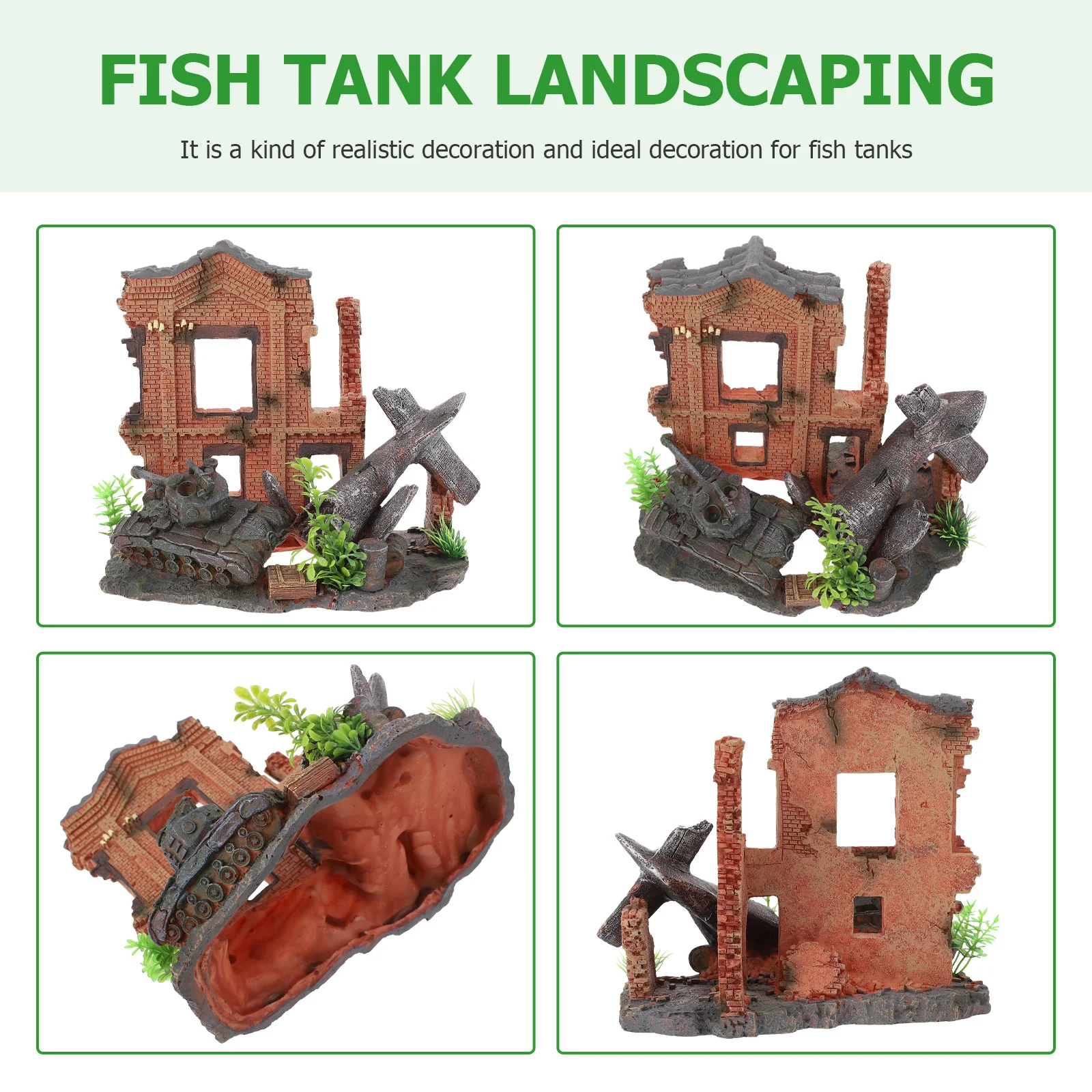 1 шт. аквариумное украшение для аквариума ландшафтный декор офиса подарок |