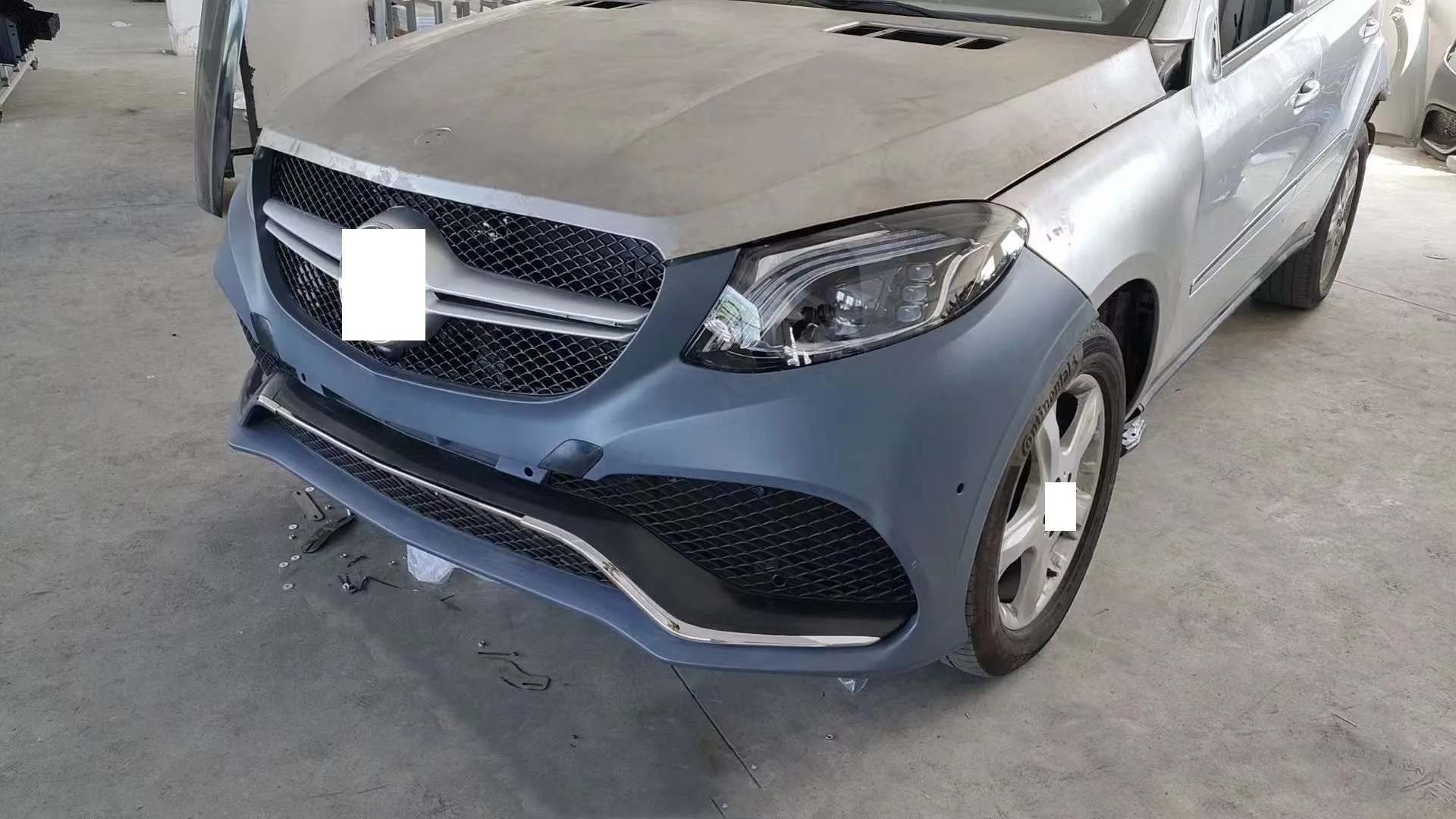 Фото XLstyling Body Kit Conversion Facelift Обновление комплектов для Mercedes Benz ML W164 2005-2012 up GLE W166 2016-2019 AMG63 Style №4