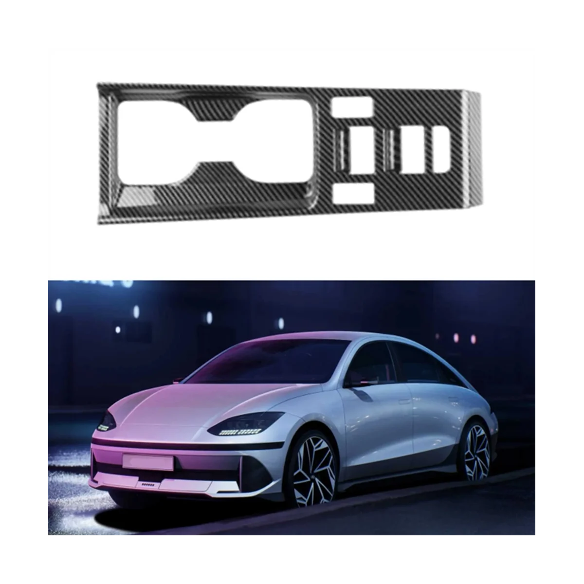 Центральное управление автомобиля зеркальная отделка подставка для чашки