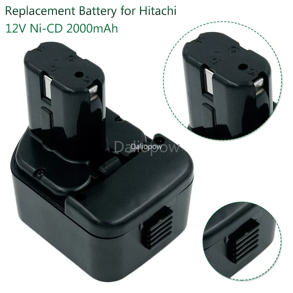 

2023New 12V Ni-CD 2.0Ah/3.0Ah Rechargeable Tools Battery for Hitachi EB1214S EB1212S Eb1220BL Eb1230hl Eb1230r Eb1230x Eb1233x D
