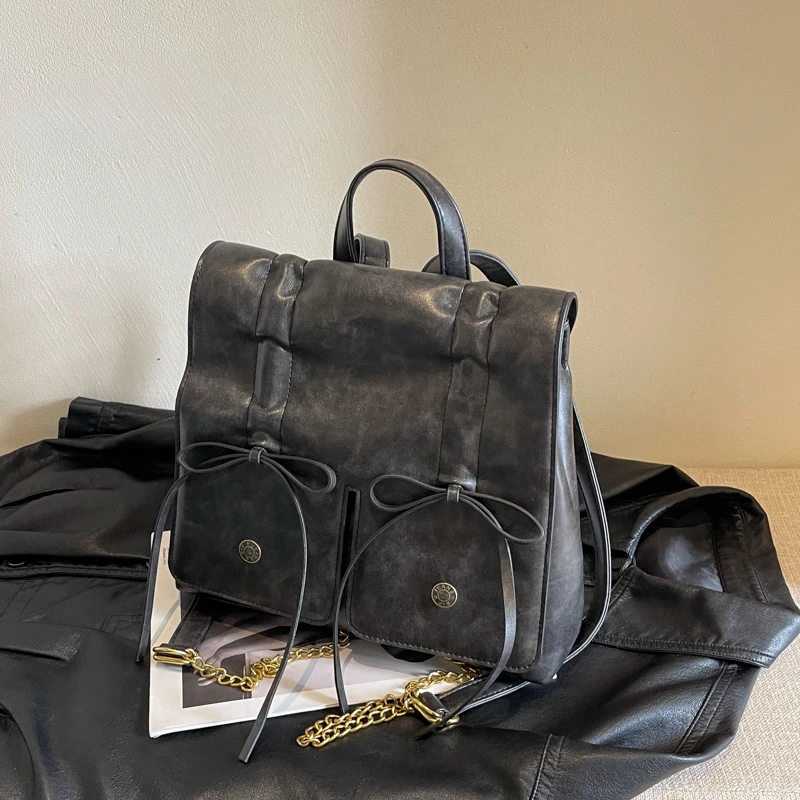 Лидер продаж высококачественный плиссированный женский рюкзак из искусственной