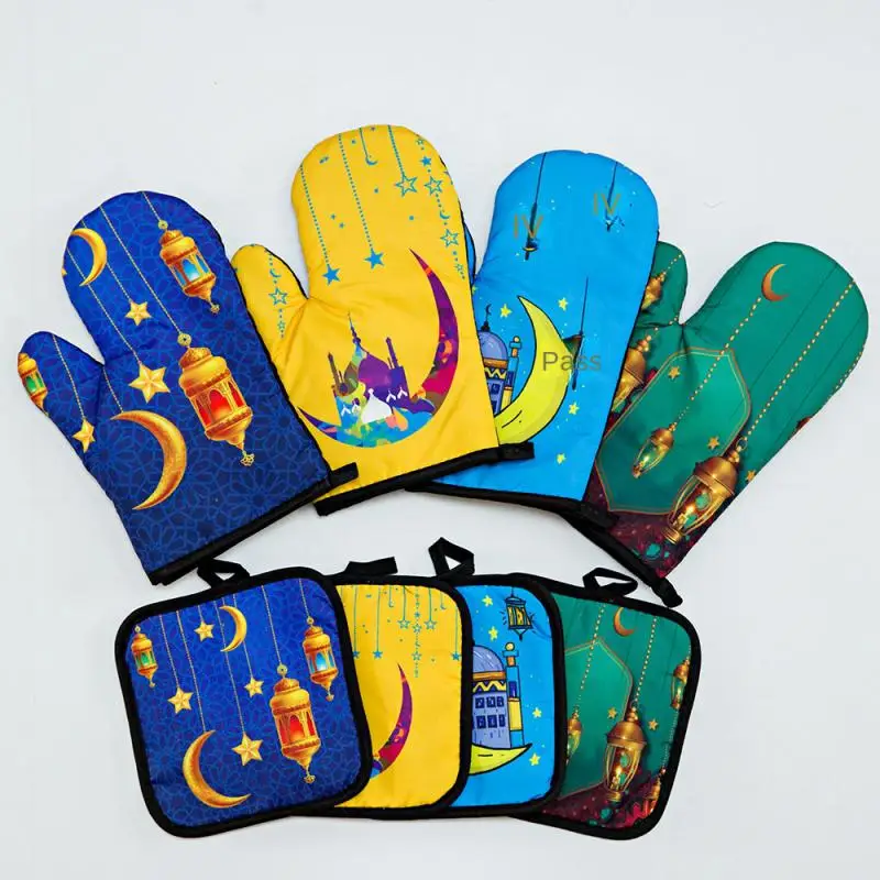 

Oven Microwave Oven Gloves Gloves Thickening Sald Prevention Baking Insulated Gloves Kitchen Tool