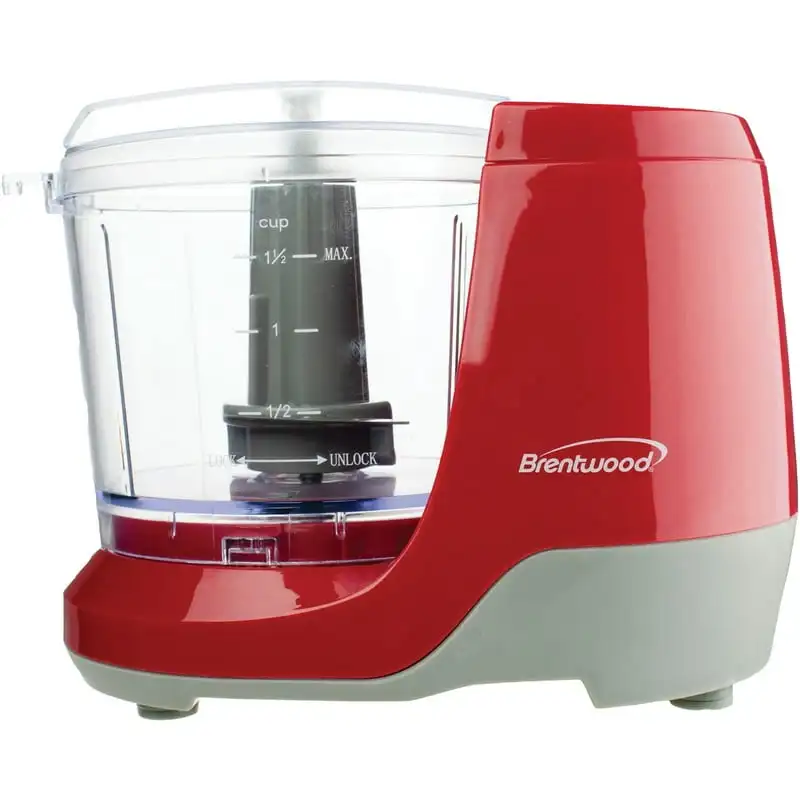 

1.5 Cup Mini Food Chopper, Red