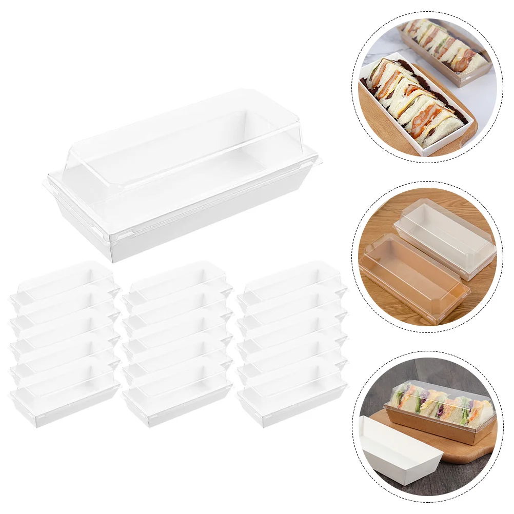 

50 шт. многофункциональные упаковочные коробки, портативные коробки для упаковки тортов, маленькие контейнеры для десертов