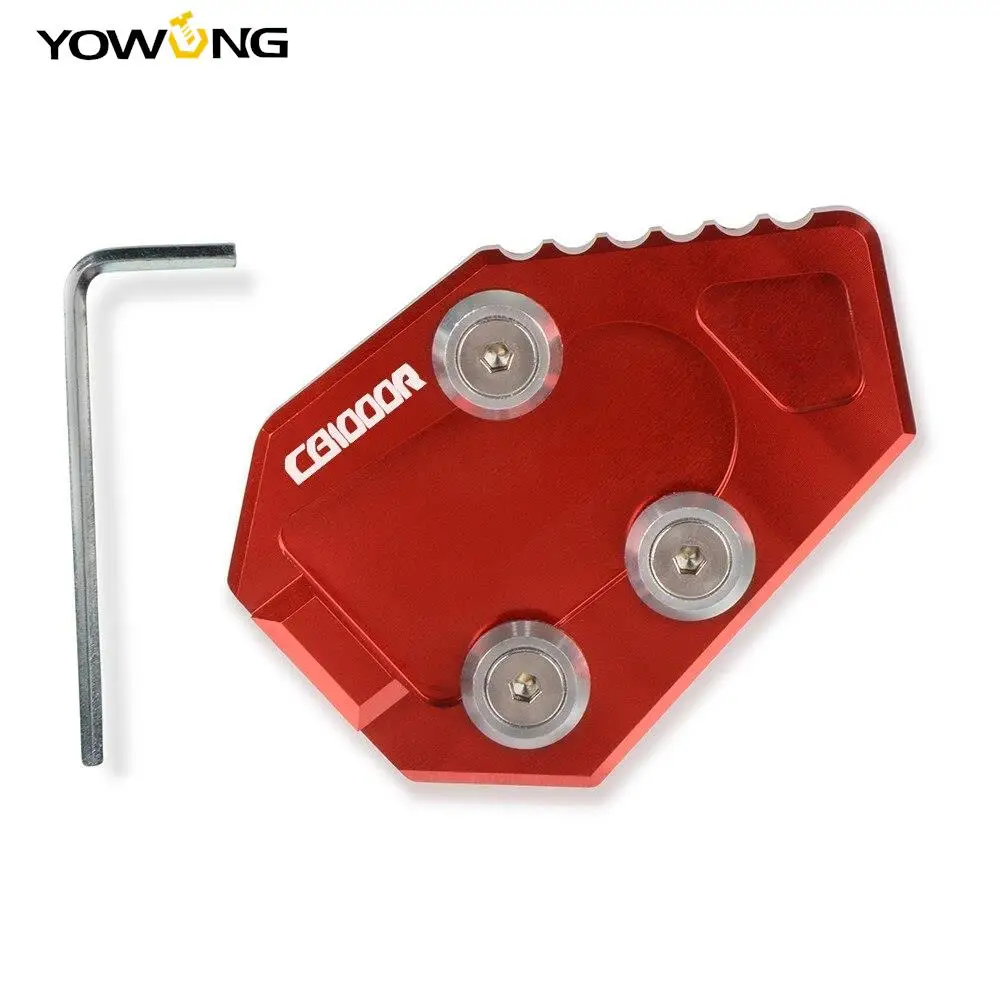 

For Honda CB 1000R cb1000r 2008-2010 2011 2012 2013 2014 2015 2016 Side Stands Pad Parking Enlargement Plate ground Kickstand