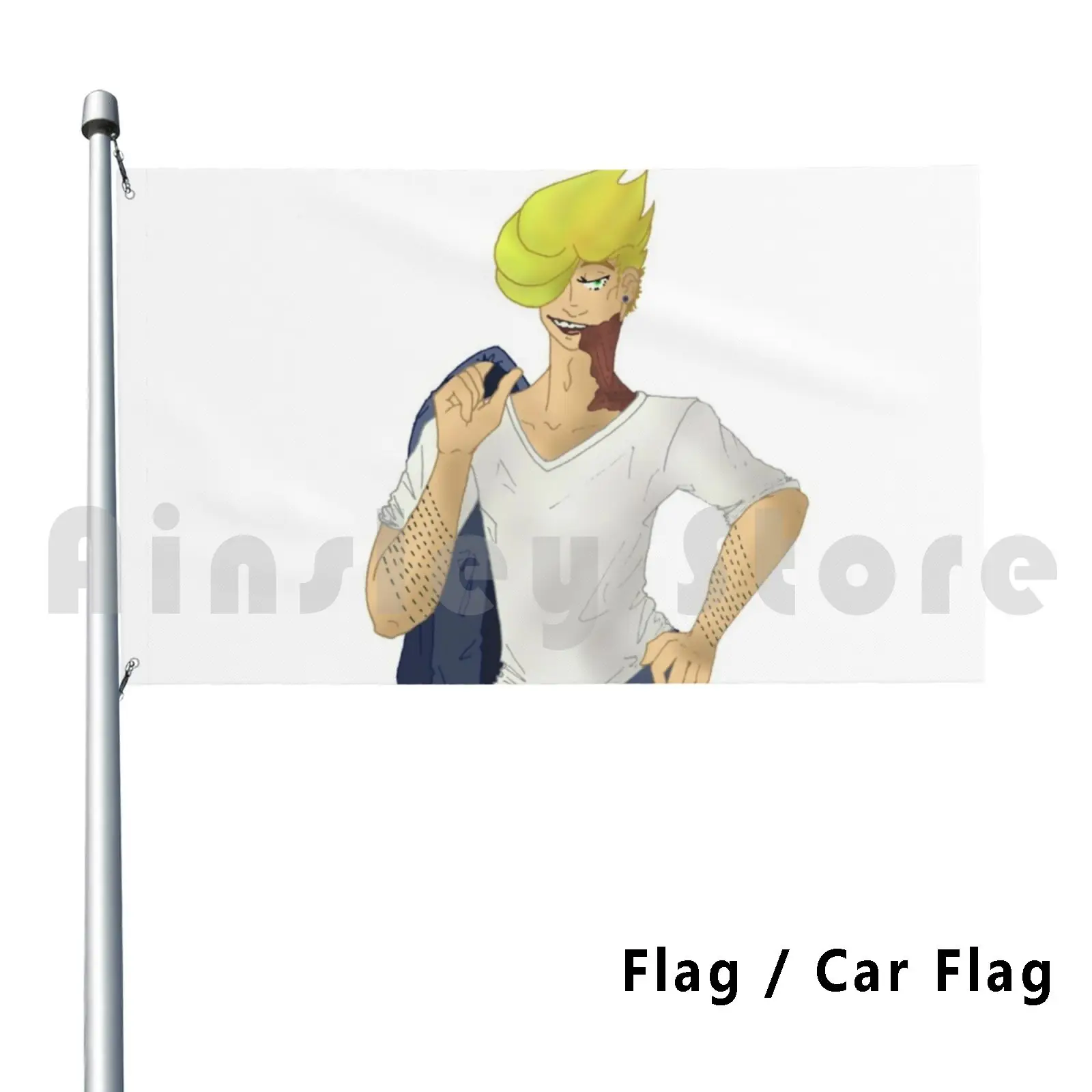 Флаг автомобиля, флаг, шляпа 2265, лучший Jeanist jпоант хакамат Tsunagu злодей