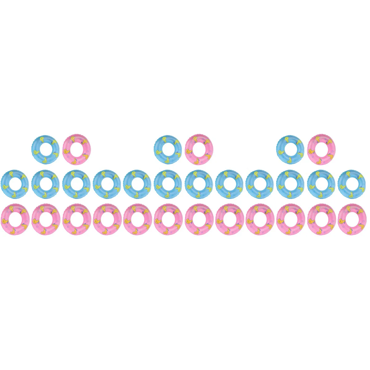 

Ring Swimming Pool Float Swim Aiddoll Mini Accessories Floats Inflatable Cartoon Small Suppliesgirls Lifebuoy Favors Party Raft