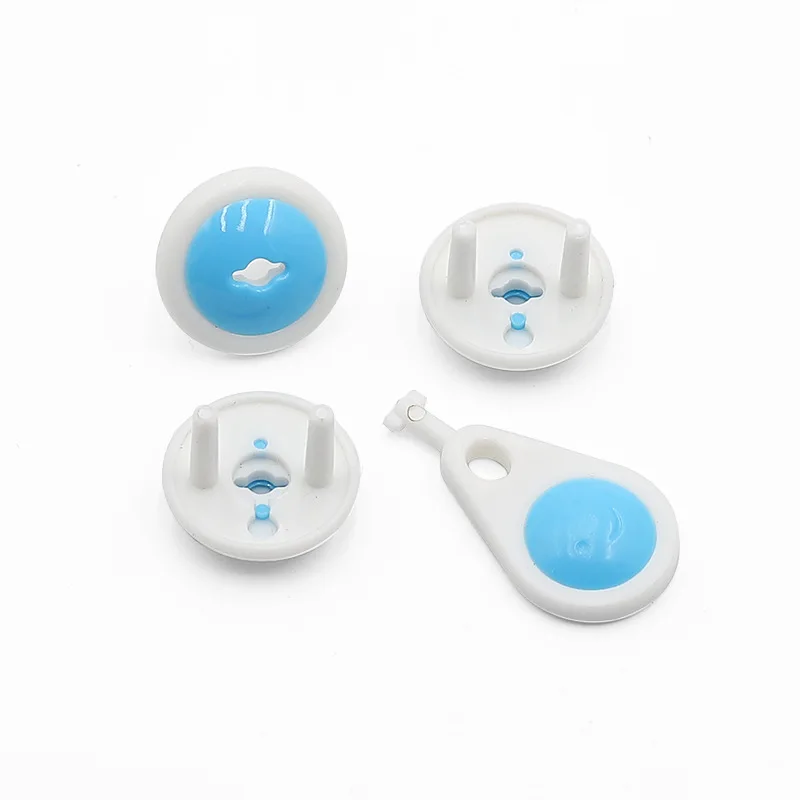 

Child EU Power Socket Electrical Socket Outlet Plug Protective Cover Baby Anti-electric Shock Jack Cover Two Phase Safe Lock Cov