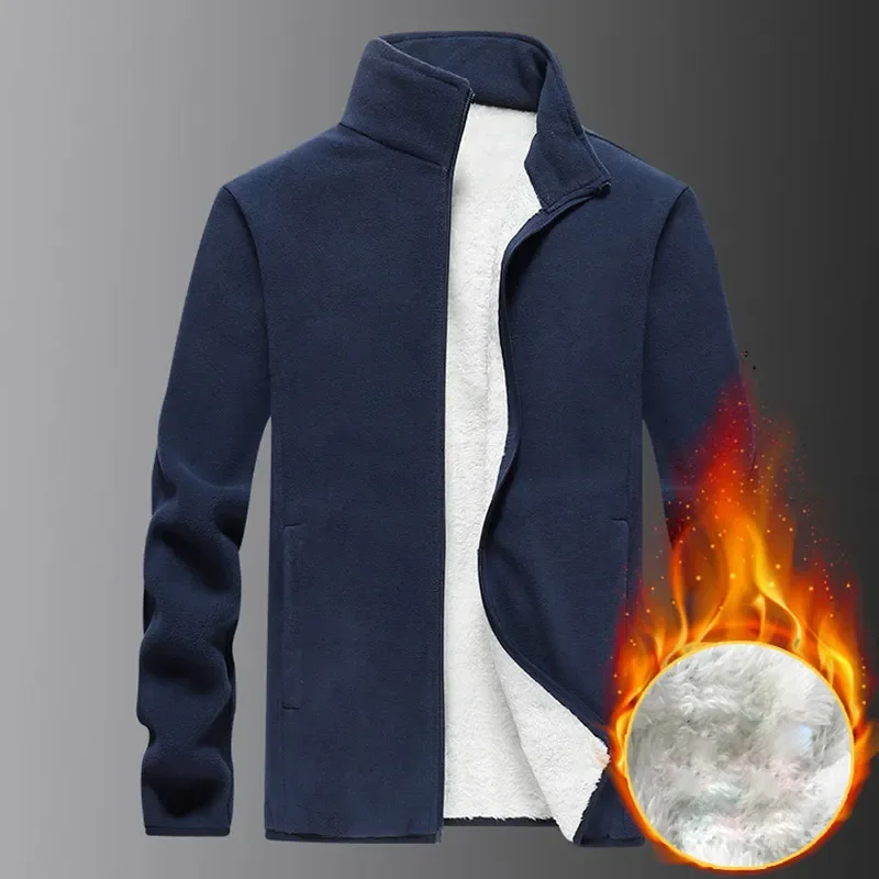 

NEW 2023 Winter Men Fleece Jacket Parka Coats Casual Male Tactical Outwear Thick Warm Bomber Military Jacket Men Clothing 8XL