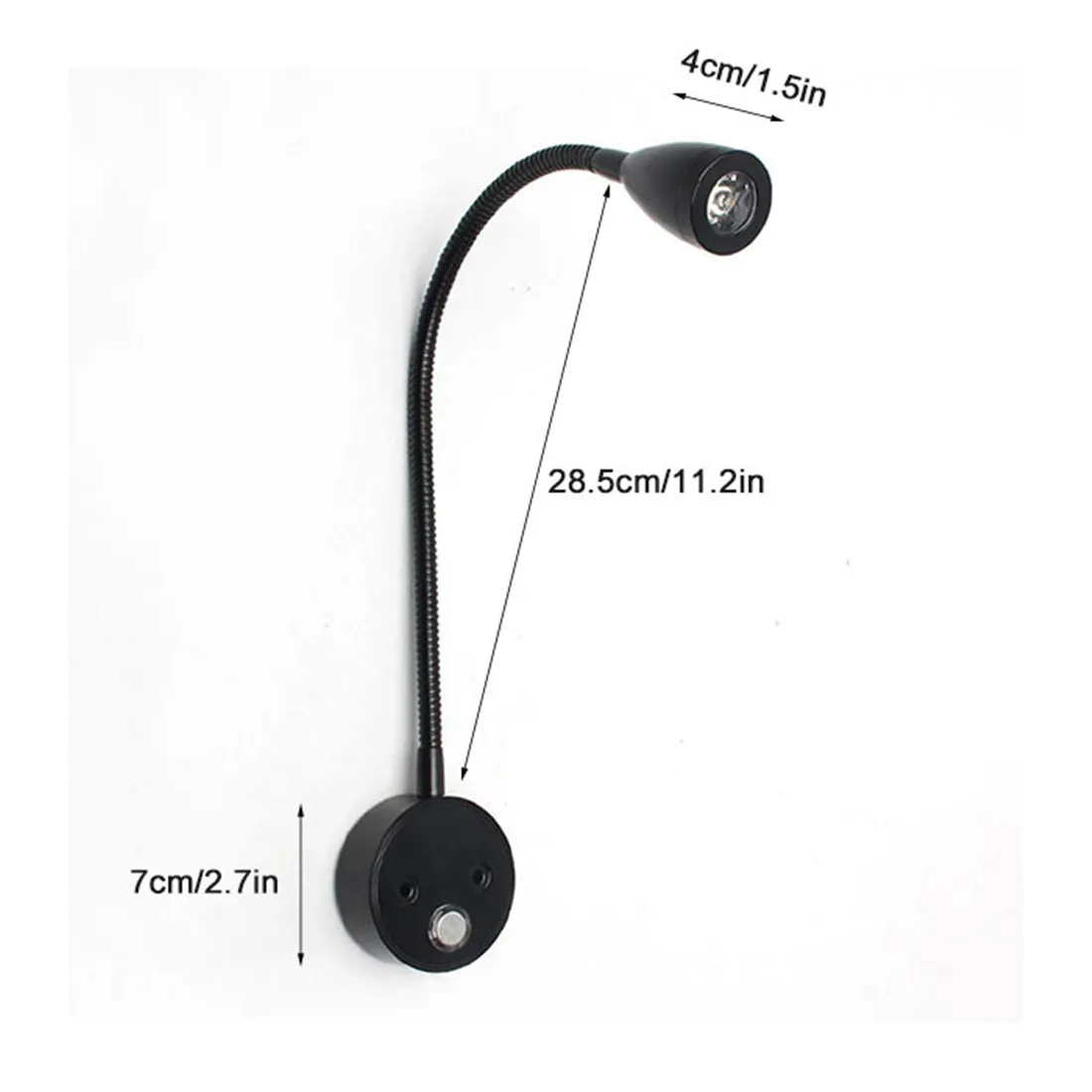 Светильник из черного алюминия 3000 К 6000 12 В для дома грузовика лодки автофургона и