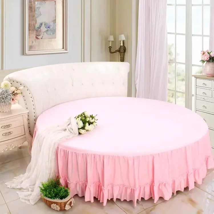 Покрывала для дома Круглый простыня 200см/220см Зимний бархат круглой кровати