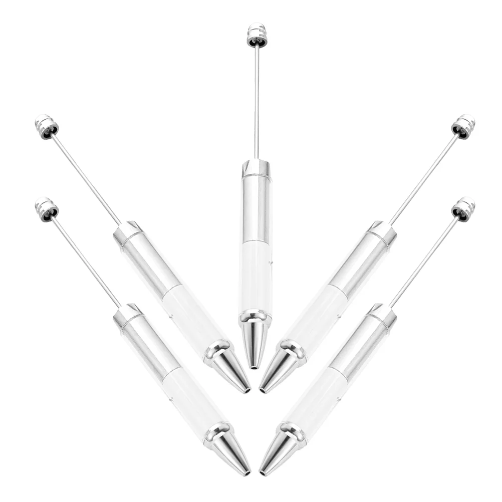 5 шт. ручки с бисером шариковая ручка портативная эргономичная забавная DIY