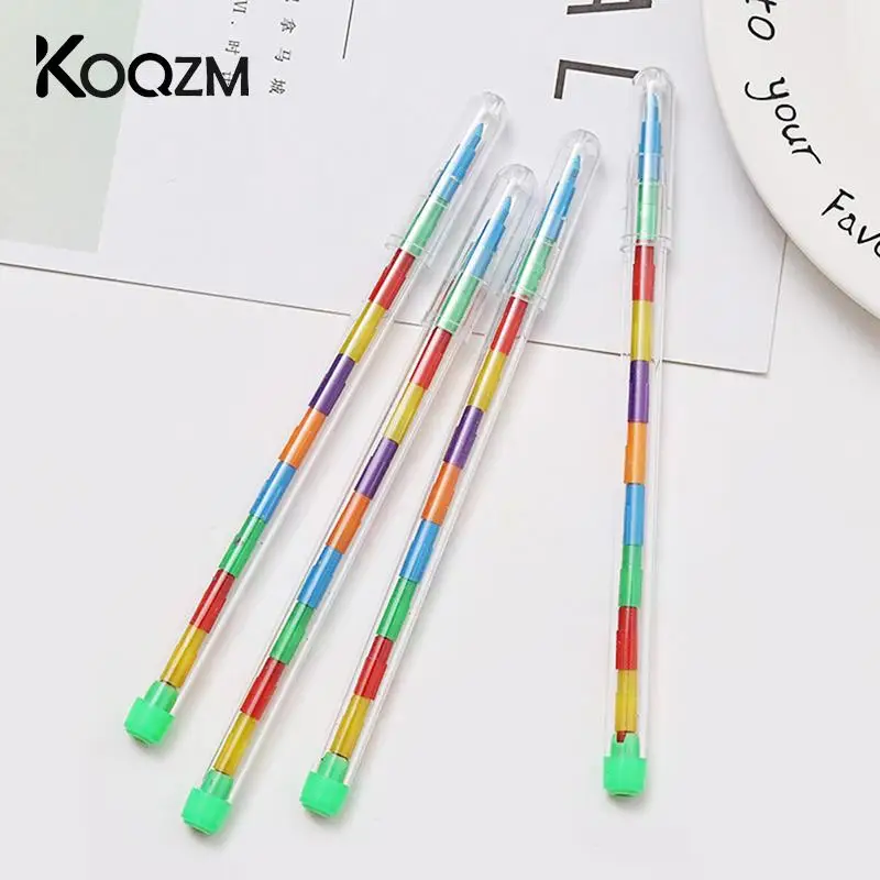 

Crayon Creative DIY Replaceable Crayons Oil Pastel Creative Colored Pencil Graffiti Pen For Kids Painting Drawing Stationery