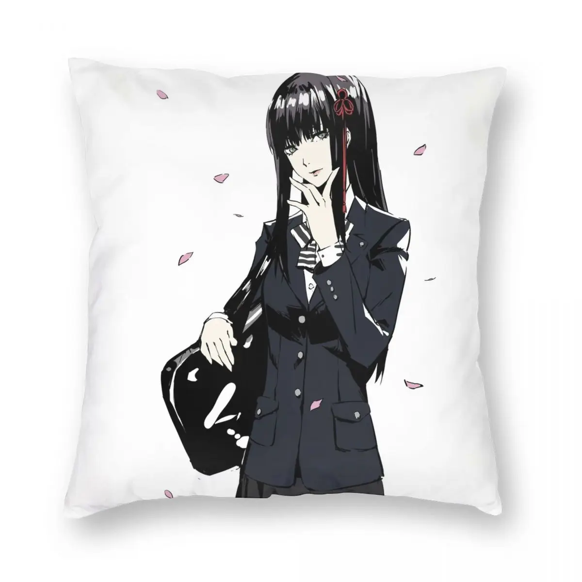 Квадратный Чехол-Подушка Persona 5 Hifumi чехол из полиэстера и льна с бархатным узором