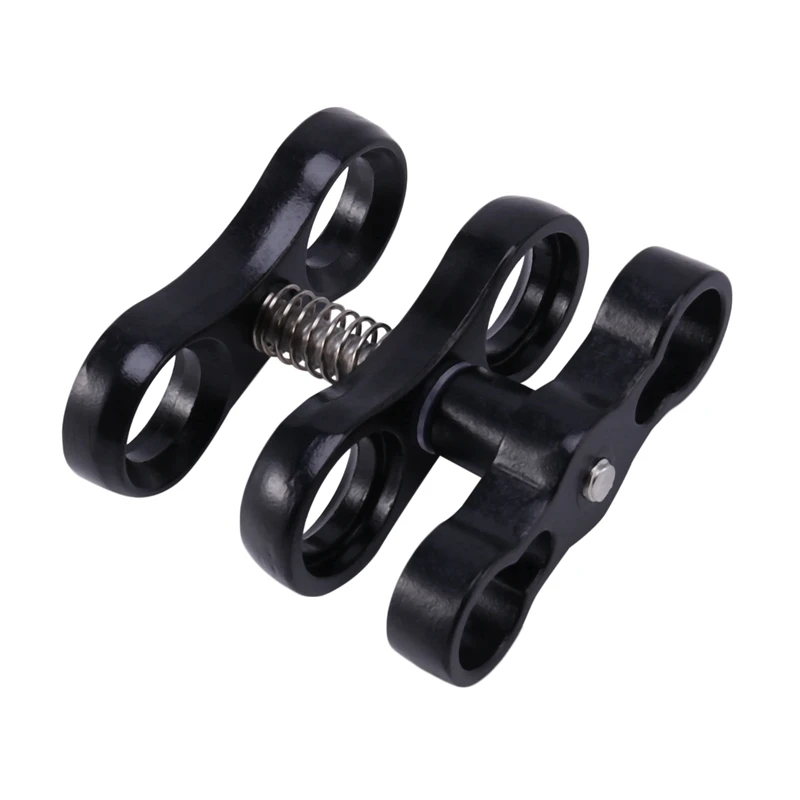 

4X алюминиевый CNC 1 дюймовый Шаровой Зажим-бабочка для подводных фонарей аксессуары для подключения к рычагу 360 градусов Зажим адаптер кроншт...