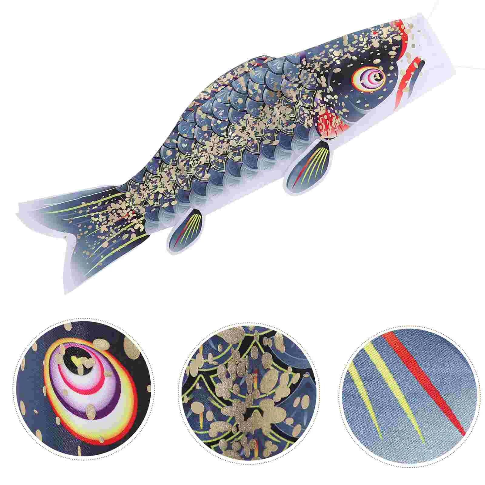 

Carp Streamer Fish Windsock Out Door Decor Japanese Socks Decorative Outdoor Flag Hanging