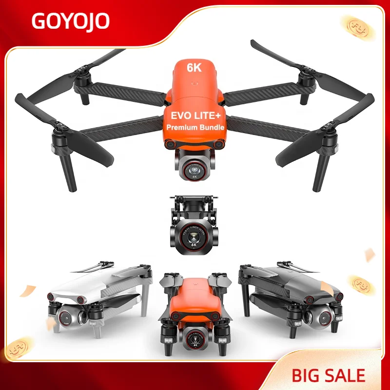 

EVO Lite+ Premium Bundle Combo FMC Series 6K Camera 3-Axis Flycam Dron Drone Autel Lite Plus