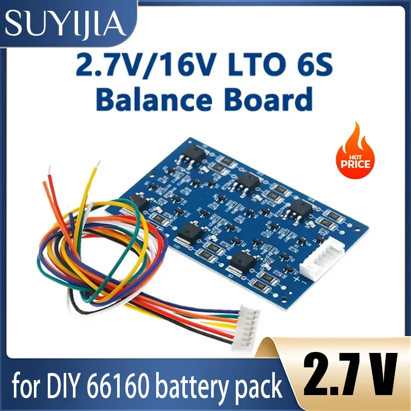 LTO 66160 Плата защиты аккумулятора 12 В 6S Yinglong Литий-титанат BMS Конденсатор Фарада