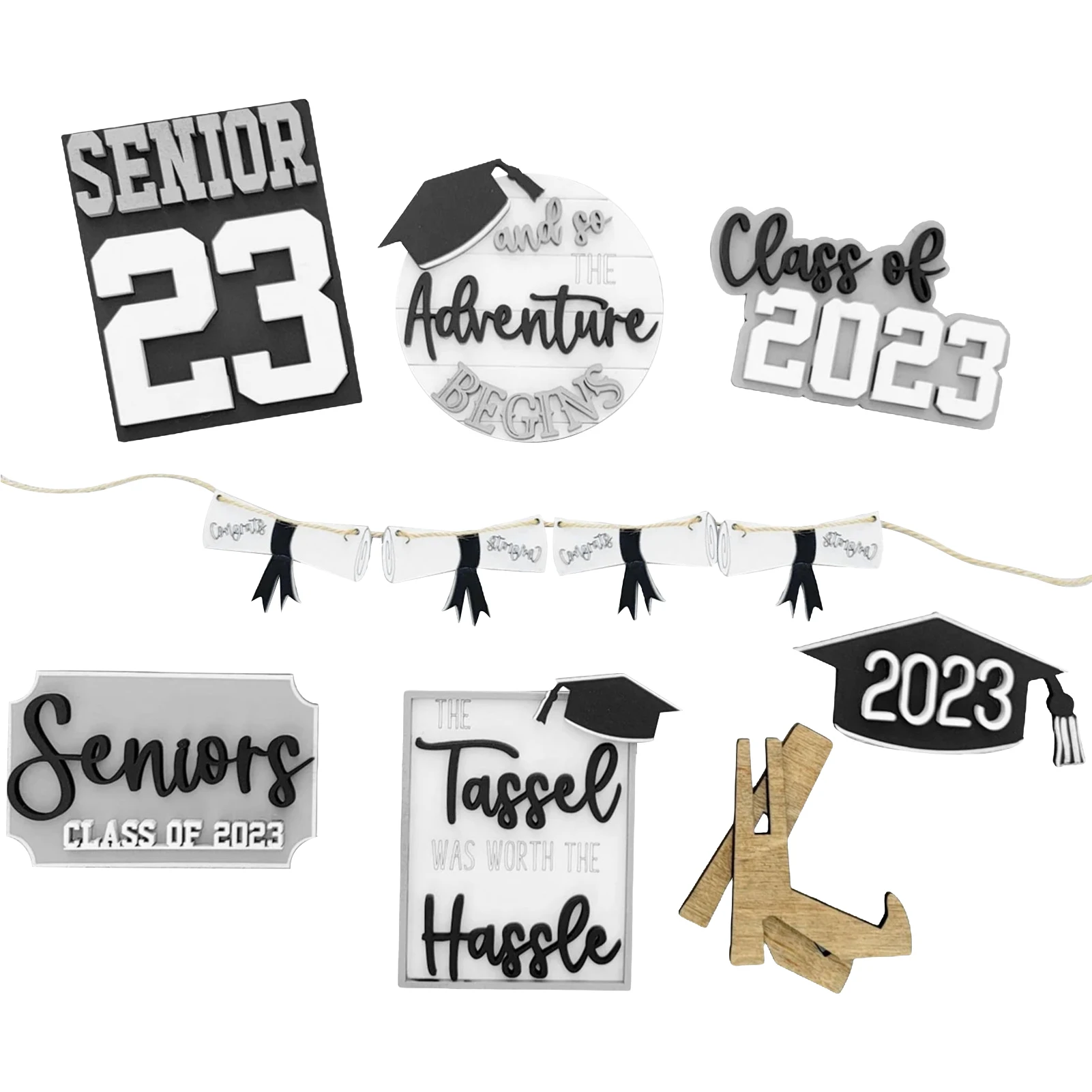 

10 шт., деревянный поднос для шляпы