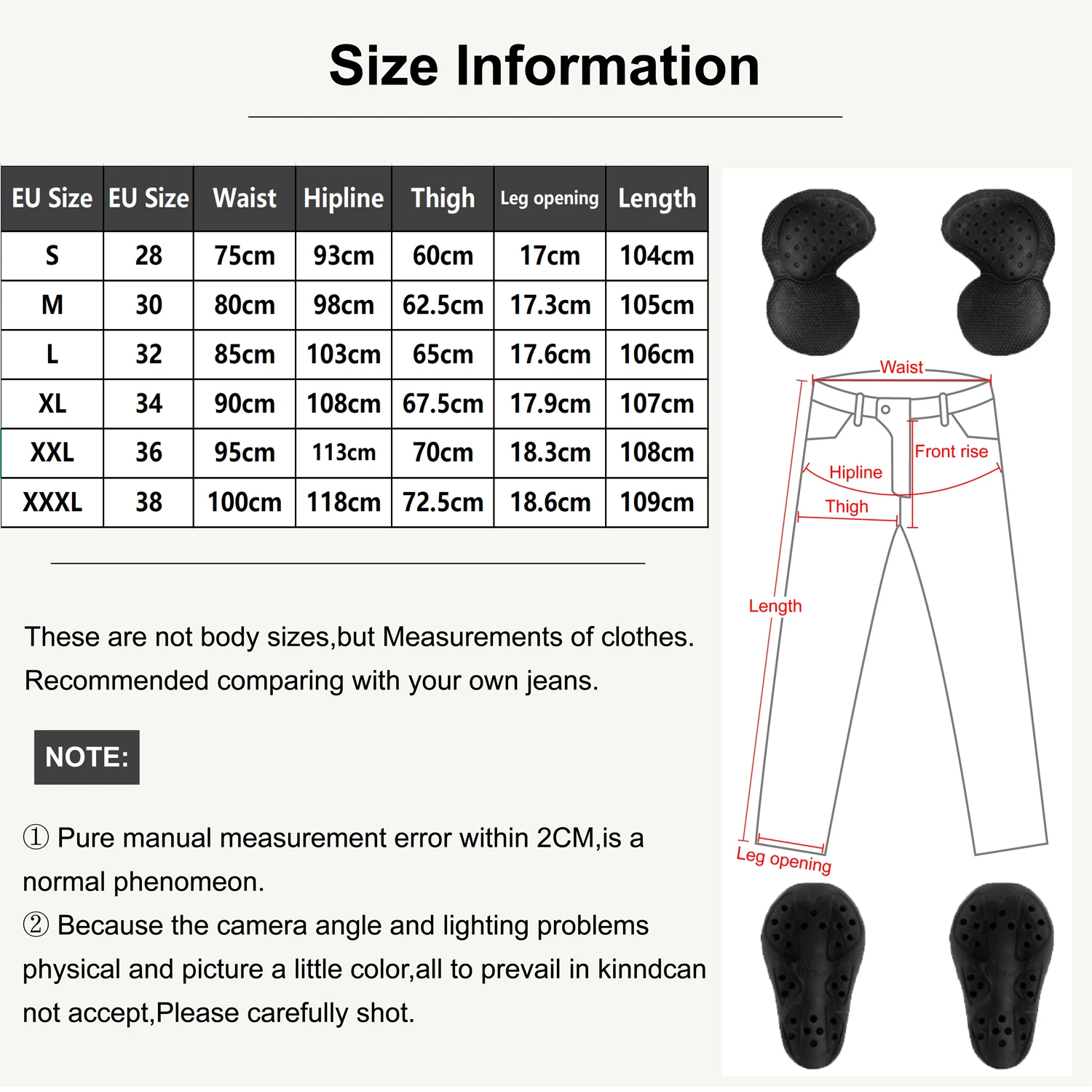 LOMENG Motorcycle Riding Jeans Motorbike Motocross Pants Protective Trousers Safety CE Knee Hip Removable Armored for Men LMPM01