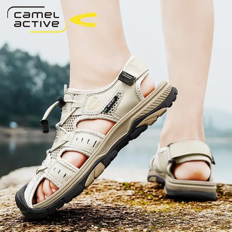 Удобные походные сандалии Camel для активного отдыха мужчин водонепроницаемые