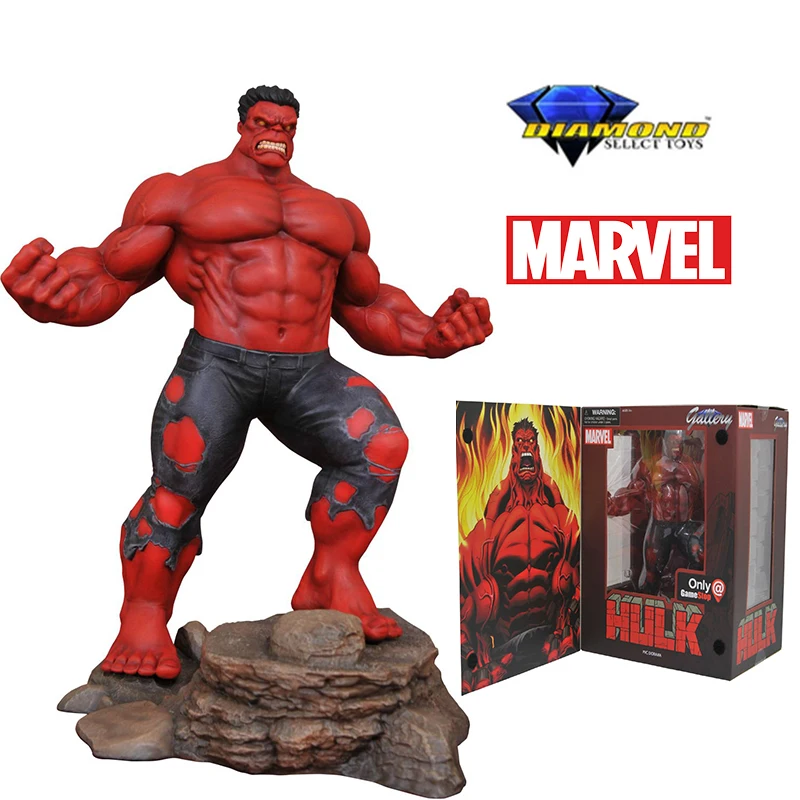 

Diamond Select Toys DST Marvel Select Red Hulk 10 Inches PVC Diorama Original Figure Model Kid Toy Birthday Gift Collection