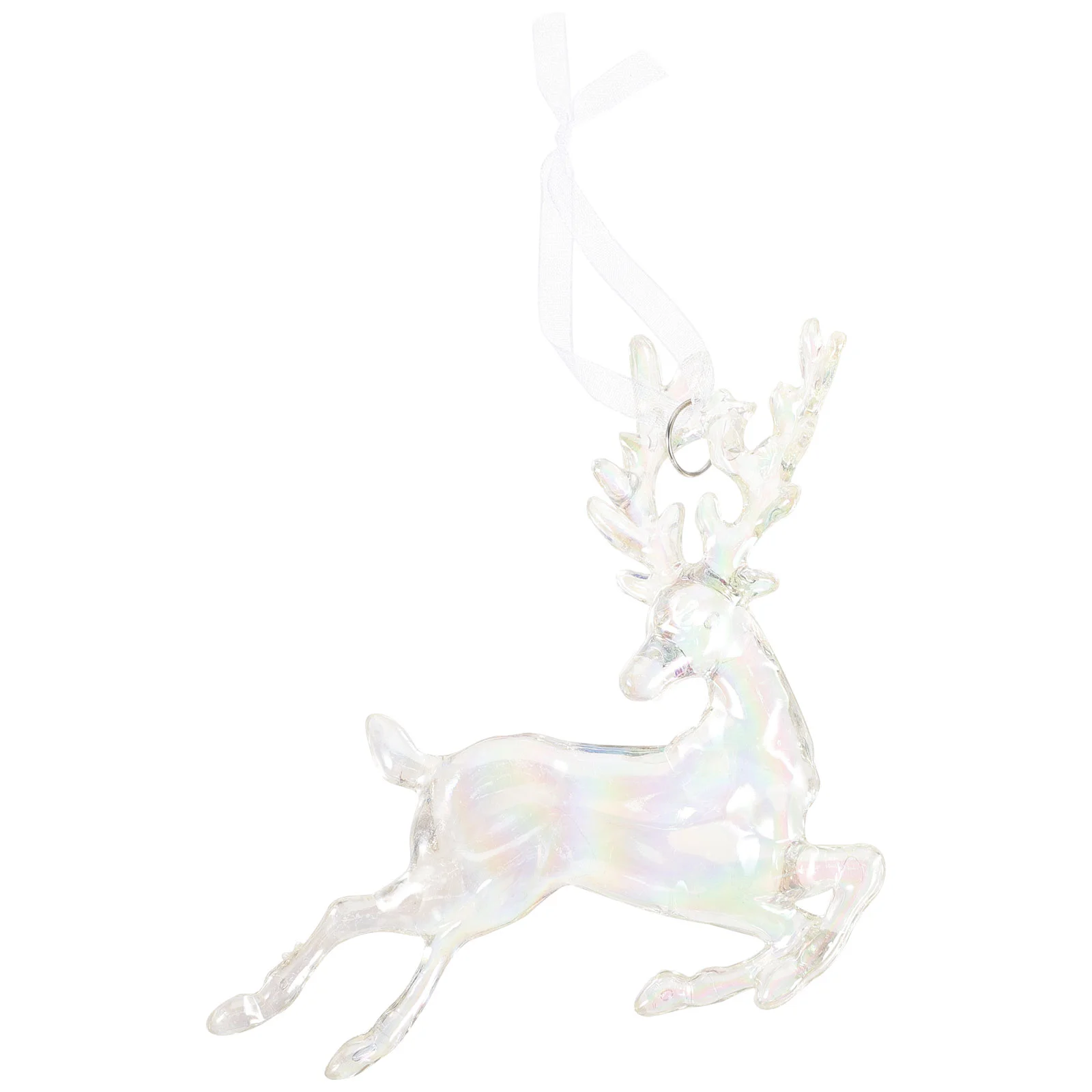 

Christmas Ornaments Party Favors Tree Ribbons Acrylic Decor Decorations Reindeer Girl Shape Pendant