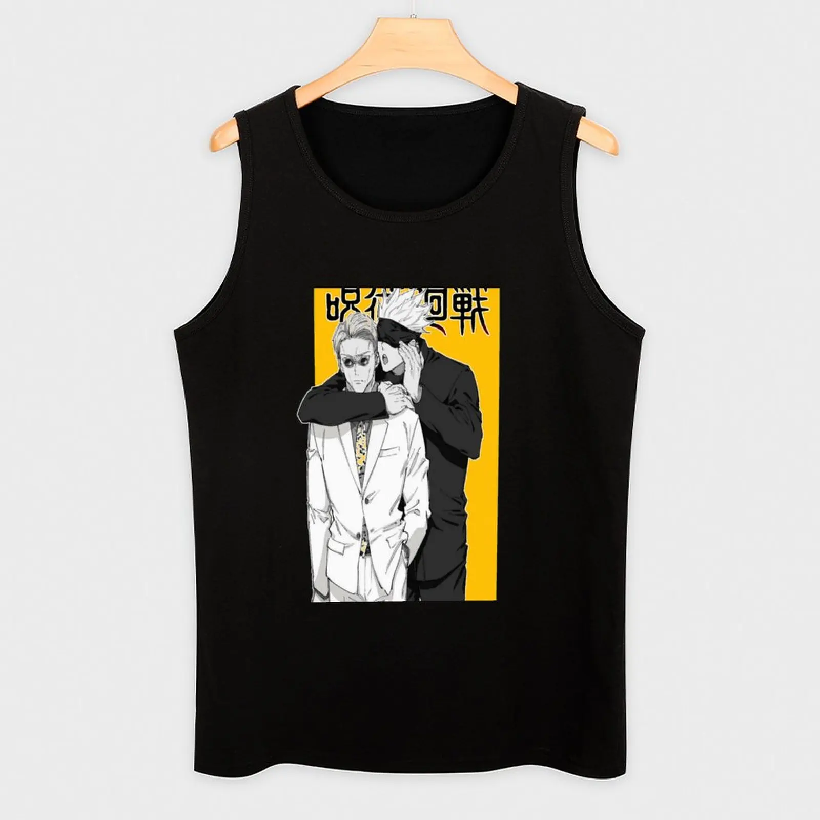Майка Gojo and Kento JJK Essential японская футболка Мужская одежда жилет