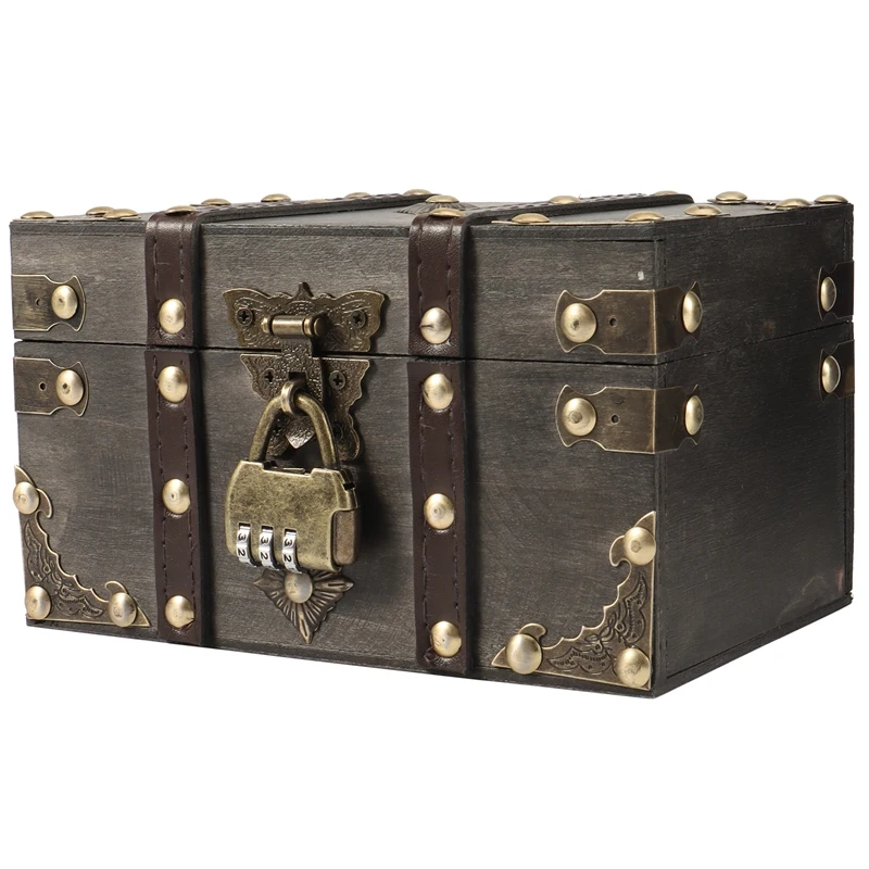 Деревянный ящик для хранения в европейском стиле ретро домашний украшение