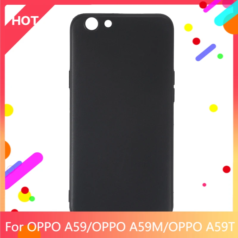 A59 Case Matte Soft Silicone TPU Back Cover For OPPO A59M A59T Phone Slim shockproof