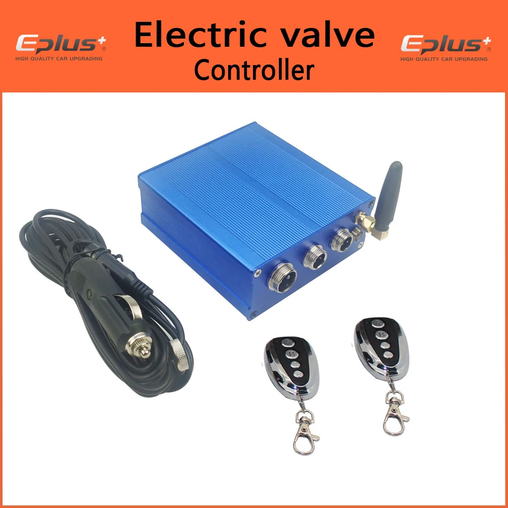 

EPLUS автомобильная выхлопная труба, комплект электронных клапанов, универсальный многоугольный режим, 51 63, 76 мм, устройство контроллера, комплект дистанционного управления, переключатель контроллера