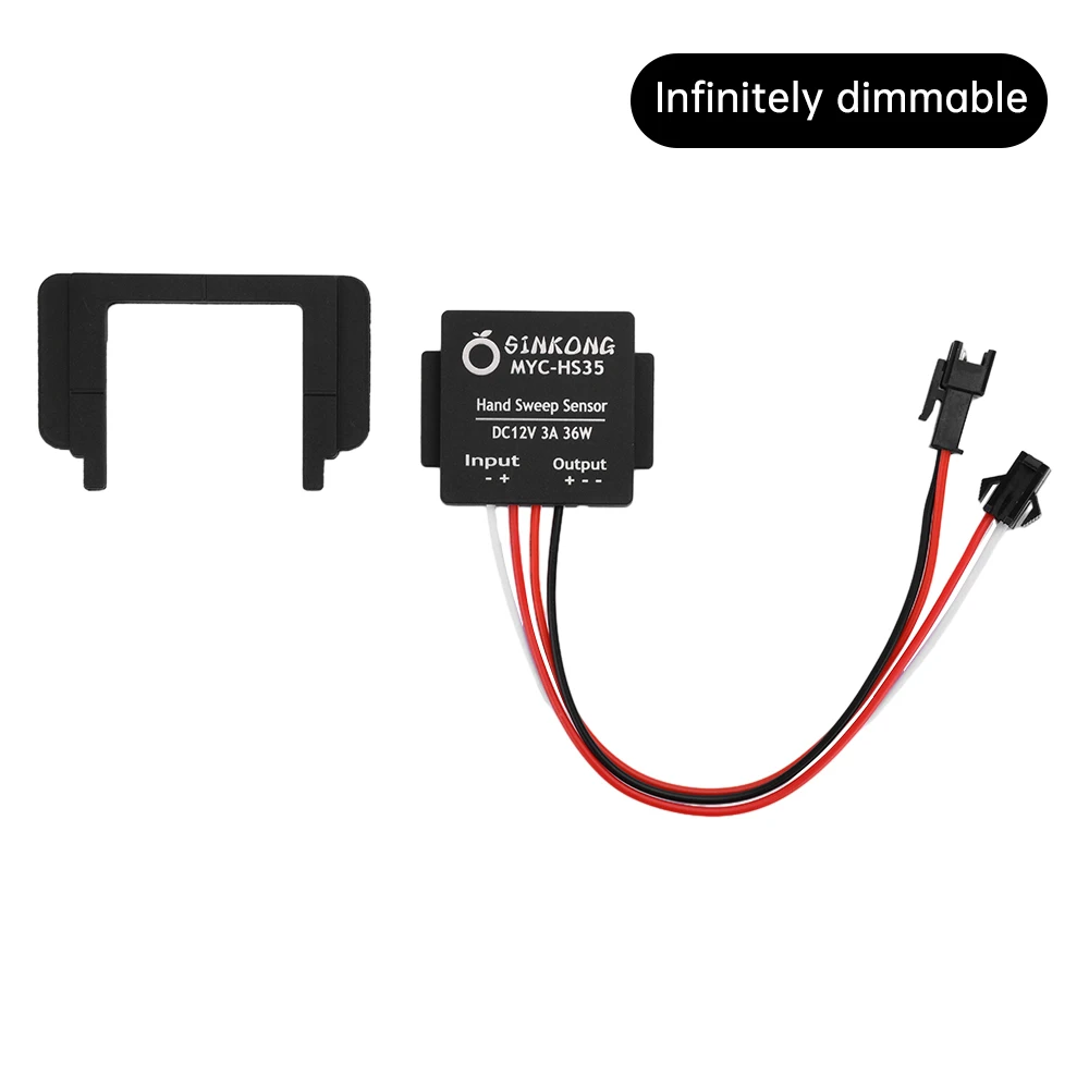 

DC 12 В 3A 36 Вт светодиодный диммер ручной сканирующий диммер сенсорный переключатель бесконечное затемнение для зеркала в ванной комнате освещение украшения