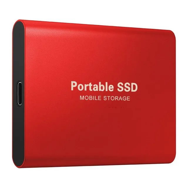 Portable 8TB/16TB/32TB/128TB mobile hard disk C-type SSD shockproof aluminum alloy solid state disk USB 3.0 transmission speed 6