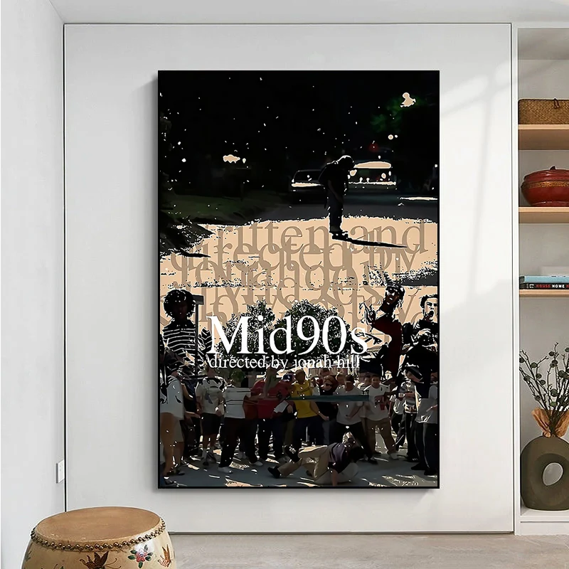 Белая бумага для фильма Mid 90S плакат винтажная комната домашний бар кафе Декор