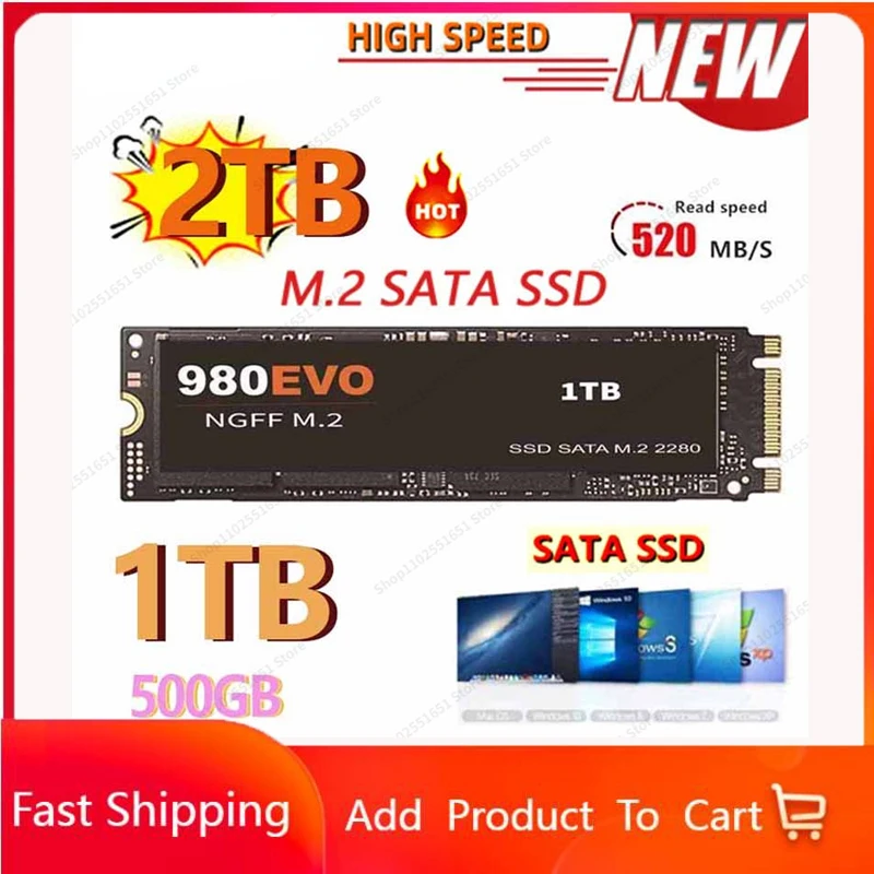 

Portable 4TB SSD State Laptop Universal Hard Disk Desktop Spot 4/2TB 1TB M.2 SSD 2280 Solid State Drive for Laptop Mobile Phones