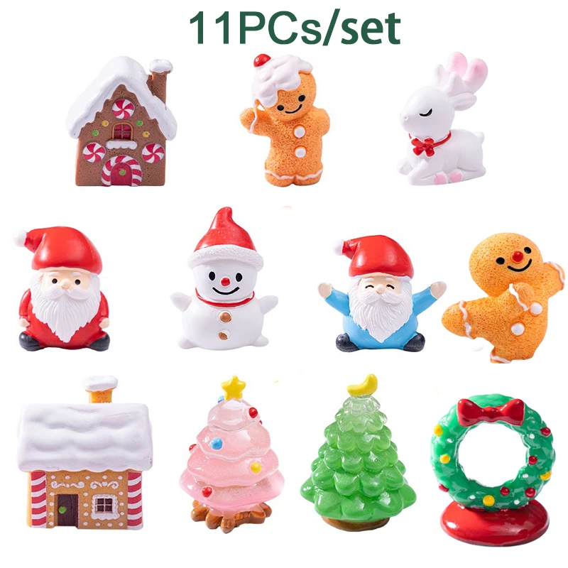 

Миниатюрные фигурки Рождества из канифоли