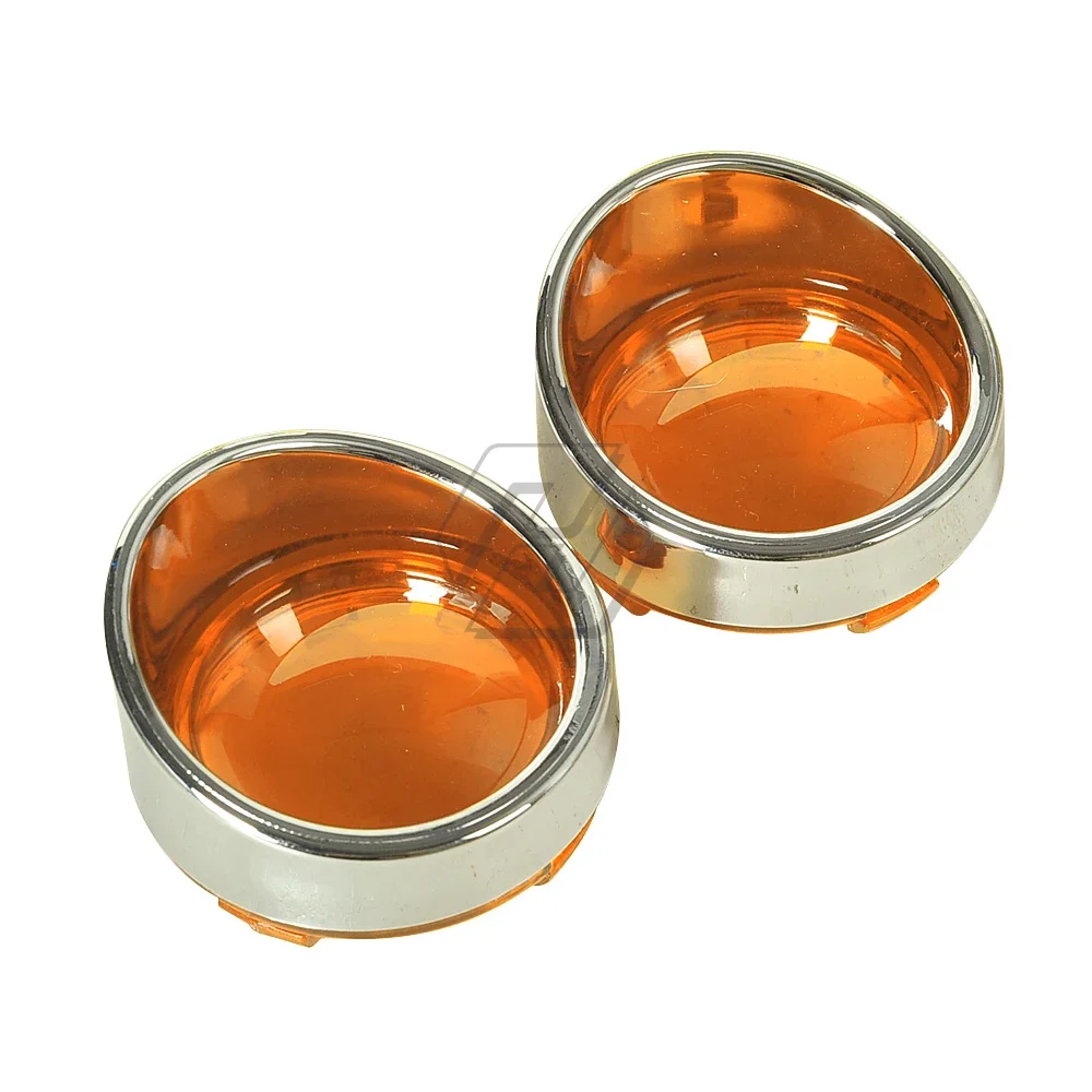 Хромированный чехол для мотоцикла с козырьком указателя поворота Harley Dyna Softail