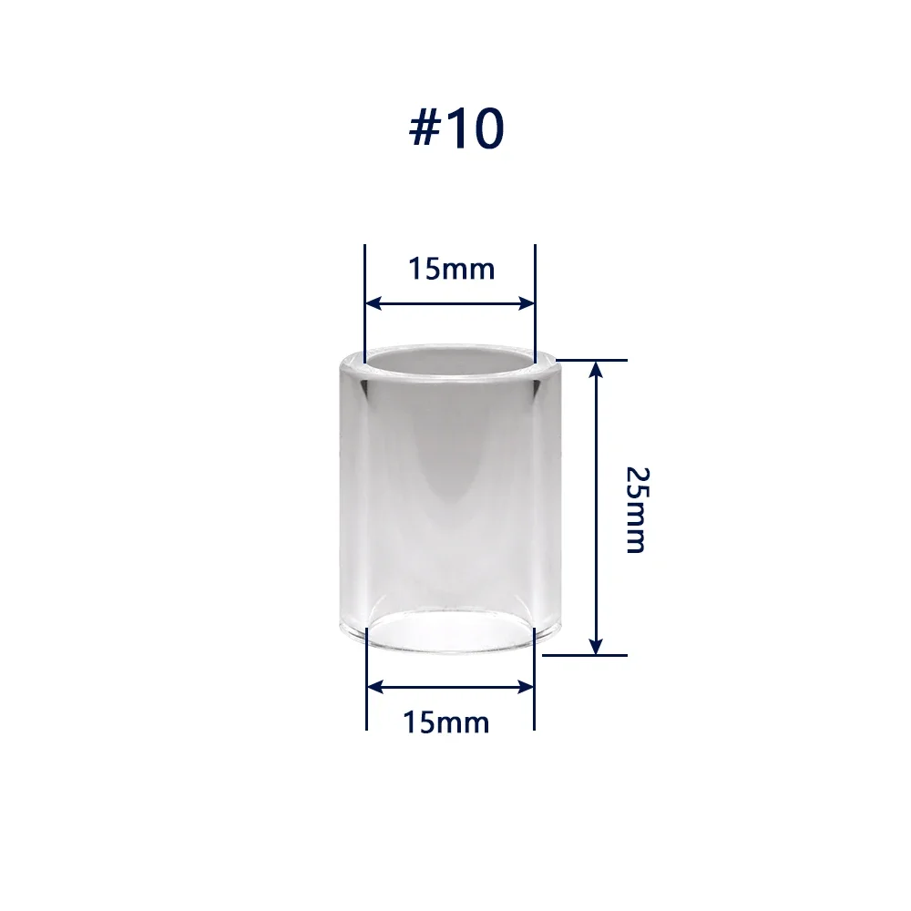 2 шт. сварочная горелка TIG, короткая газовая линза # 4 # 5 # 6 # 7 # 8 # 10 # Набор из 12 стекол для WP17 WP18 WP26. Легко собирается и использовать.