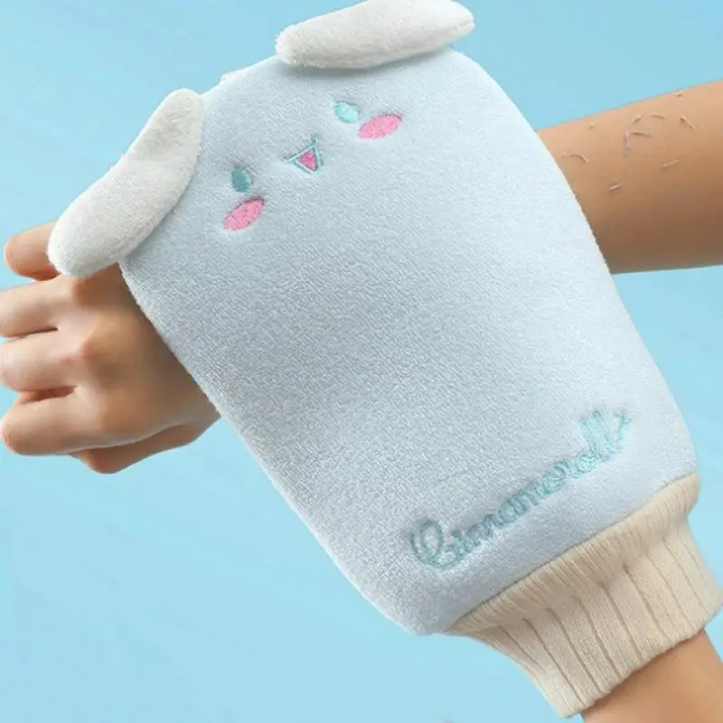 

Anime Kawaii Sanrioq Cinnamoroll Exfoliating Bath Washcloth Body Scrub Shower Soft Towels Coarse Sand Sauna Bath Towel
