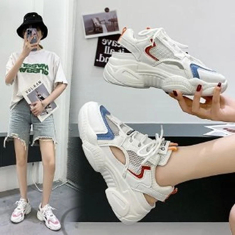 

2021 spring new women sneakers shoes fashion Casual shoes Platform sneakers Women shoes Student shoes plus size XL 42 shoes