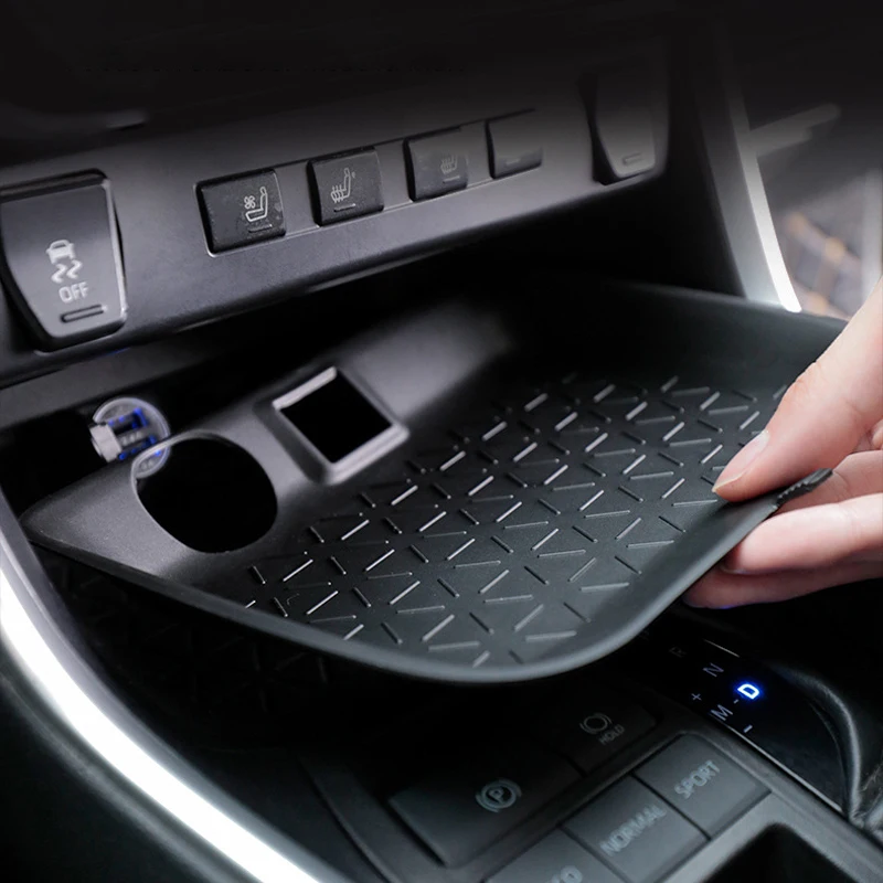 Силиконовый автомобильный органайзер для центральной консоли коврик чашки с