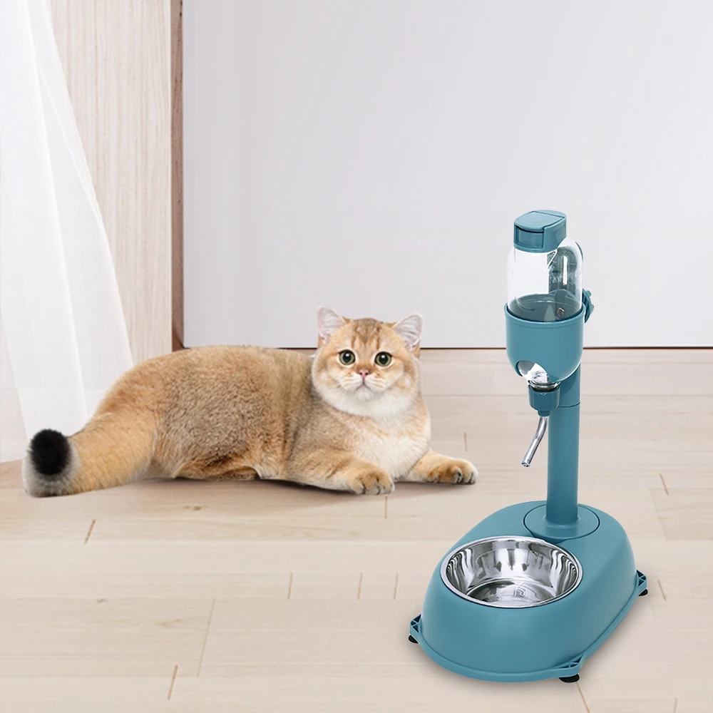 Поворотная миска для собак легко моющаяся без помех модная популярная домашних