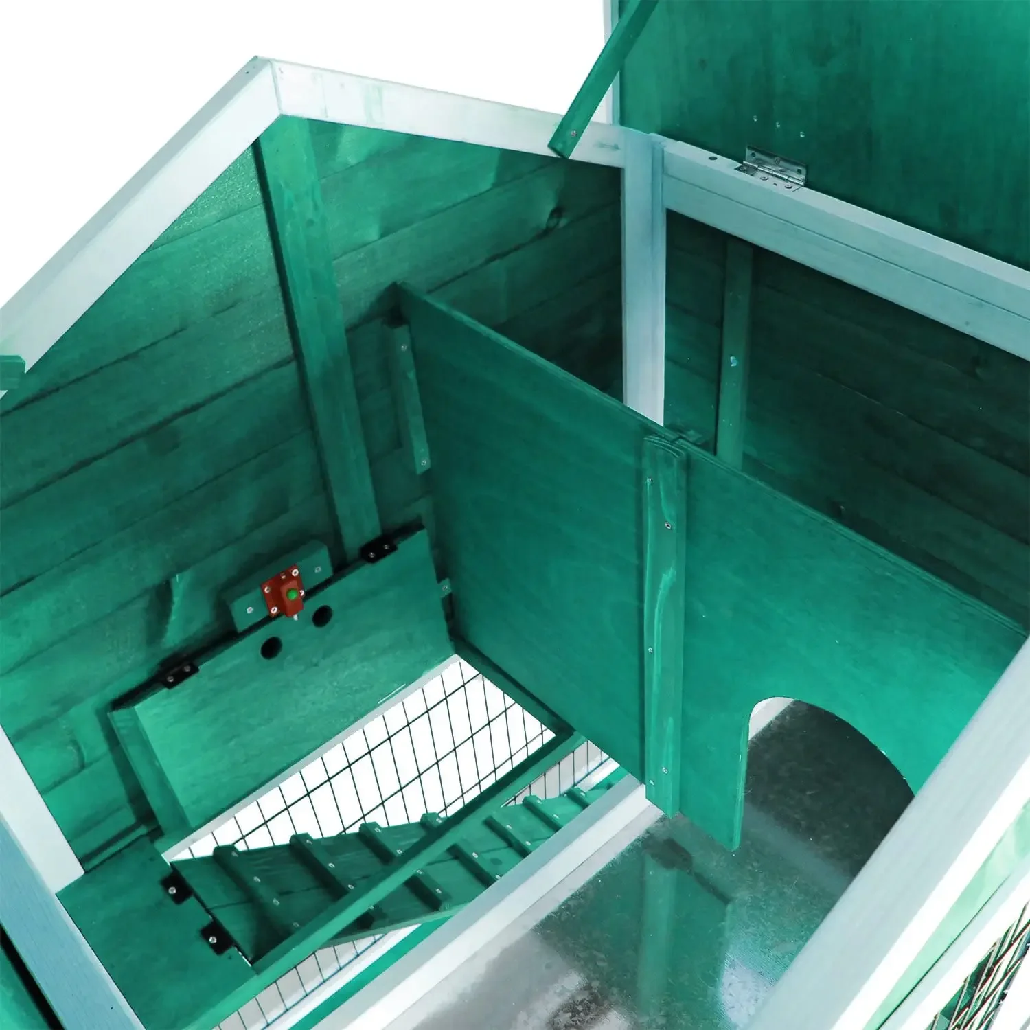 Уличная деревянная клетка для кролика